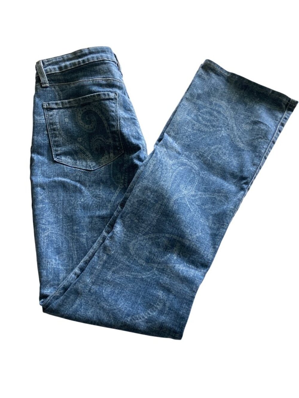 L'AGENCE Stassi High Rise Sleek Baby Bootcut Jeans in Paisley Western Sz  NWT - Picture 7 of 10